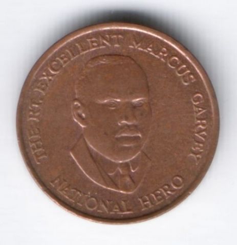 25 центов 1996 г. Ямайка