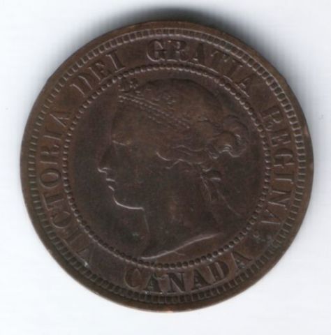 1 цент 1882 г. H  Канада