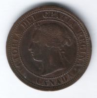1 цент 1882 г. H  Канада