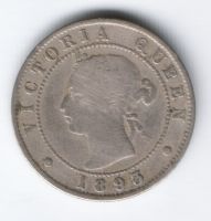 1/2 пенни 1893 г. Ямайка