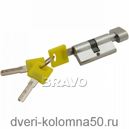 Цилиндр Bravo ZF-60-30/30 ключ/фиксатор