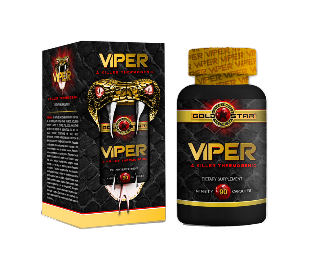 Жиросжигатель VIPER 90капсул (Gold Star)