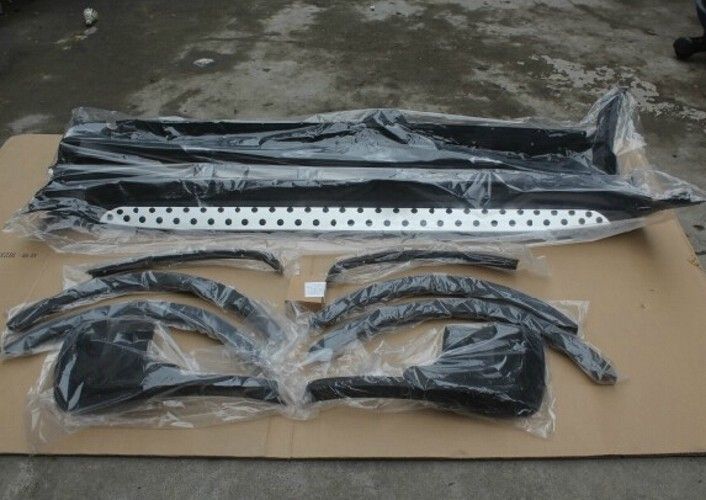 Пороги OEM в комплекте с накладками на колесные арки и пер. брызговиками LIFAN X60"12-