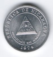 5 сентаво 1974 г. Никарагуа