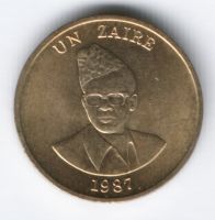 1 заир 1987 г. Заир