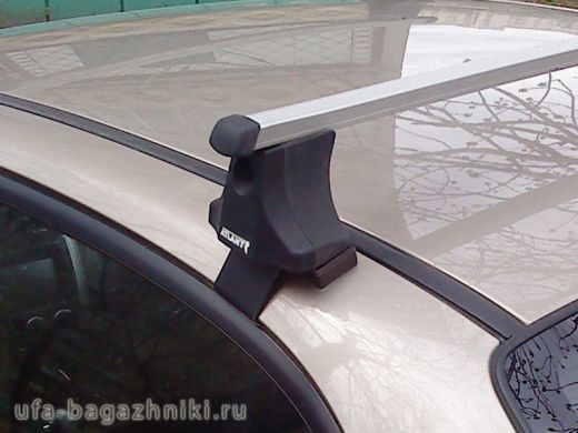 Багажник на крышу Honda Civic 2006-2011, Атлант, прямоугольные дуги