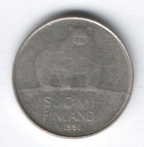 50 пенни 1991 г. Финляндия