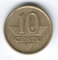 10 центов 1997 г. Литва