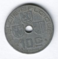 10 сантимов 1944 г. Бельгия