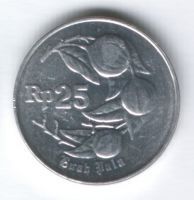 25 рупий 1994 г. Индонезия