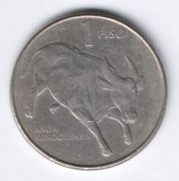 1 песо 1985 г. Филиппины