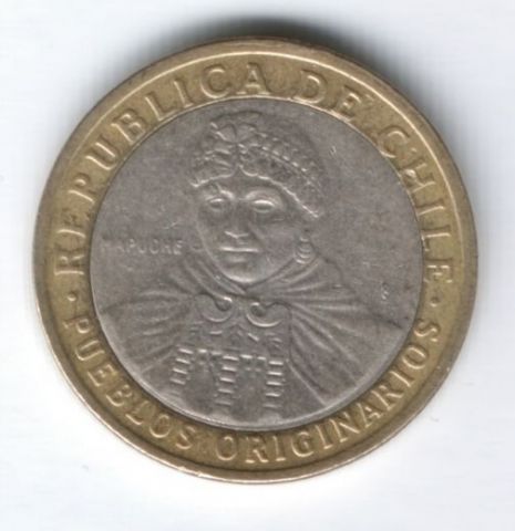 100 песо 2006 г. Чили