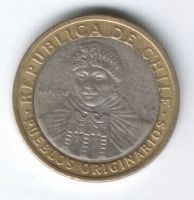 100 песо 2006 г. Чили