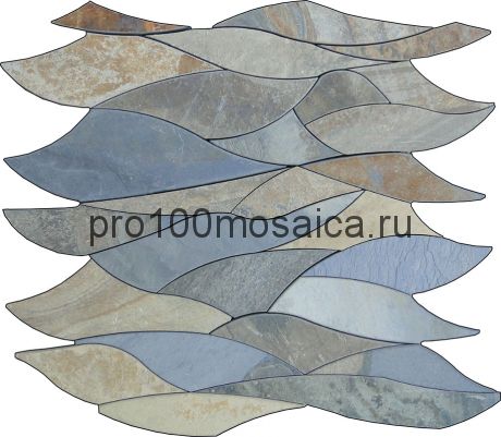 PCS-1 Мозаика части разных размеров серия PICASSO, размер, мм: 305*305*10 (Skalini)