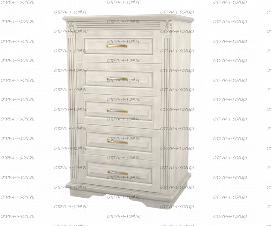 Комод узкий Палермо №1 Массив DreamLine (74х53х113,7)