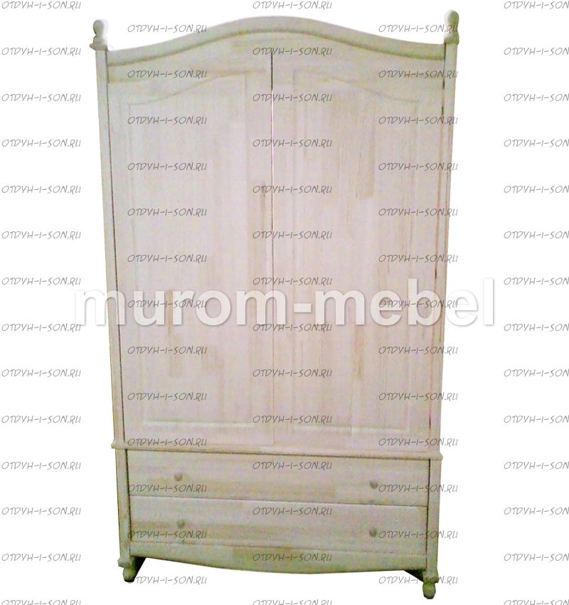 Шкаф 2-дверный с ящиками Вероника (100х55х200)