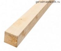 Брусок 50х50х6000 мм обрезной, хвоя, (сосна, ель) 1-2 сорт