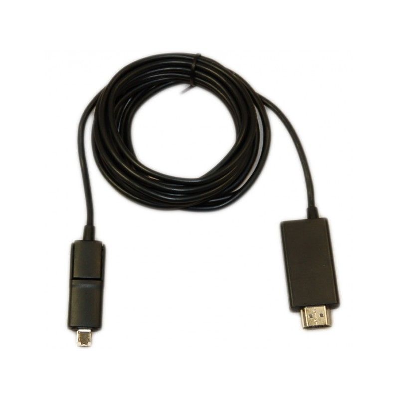 Кабель MHL microUSB (5pin+11pin) - HDMI