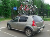 Велокрепление Amos Silver (3 ST Alu, серебристый цвет)