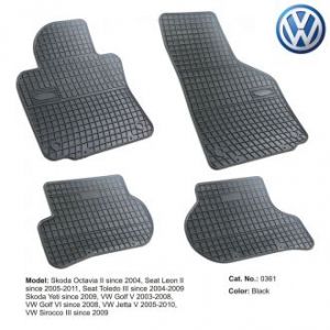 Коврики резиновые Volkswagen Golf VI Frogum (Польша) - арт 0361