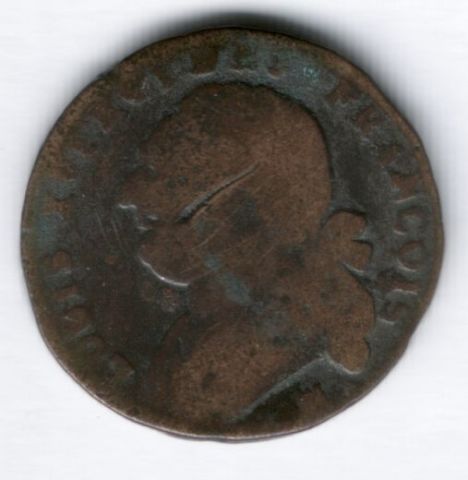 12 денье 1791-1793 г. MA, Франция