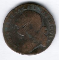 12 денье 1791-1793 г. MA, Франция