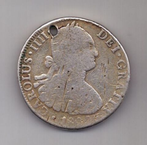 8 реалов 1802 г. Мексика (Испания)