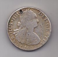 8 реалов 1802 г. Мексика (Испания)