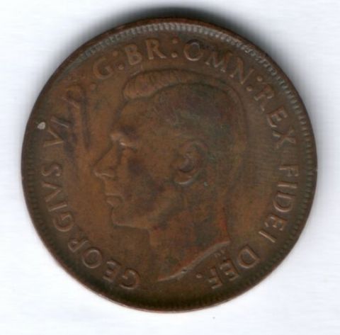 1 пенни 1950 г. Австралия