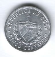 5 сентаво 1968 г. Куба