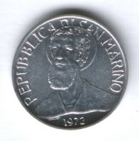 5 лир 1972 г. Сан-Марино