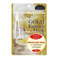Маска для лица с золотым составом Japan Gals