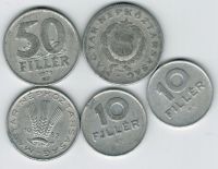 Набор монет Венгрия 1967-1982 г.. 5 шт.
