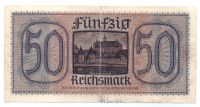 50 рейхсмарок 1939-1945 г. Германия для оккупированных территорий