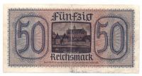 50 рейхсмарок 1939-1945 г. Германия для оккупированных территорий