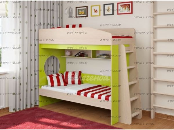 Кровать двухъярусная Легенда-ЛК10.1
