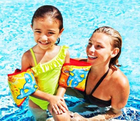Нарукавники надувные "Aqua arm bands"
