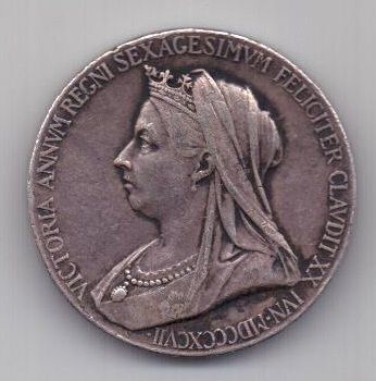 медаль 1897 г. Великобритания