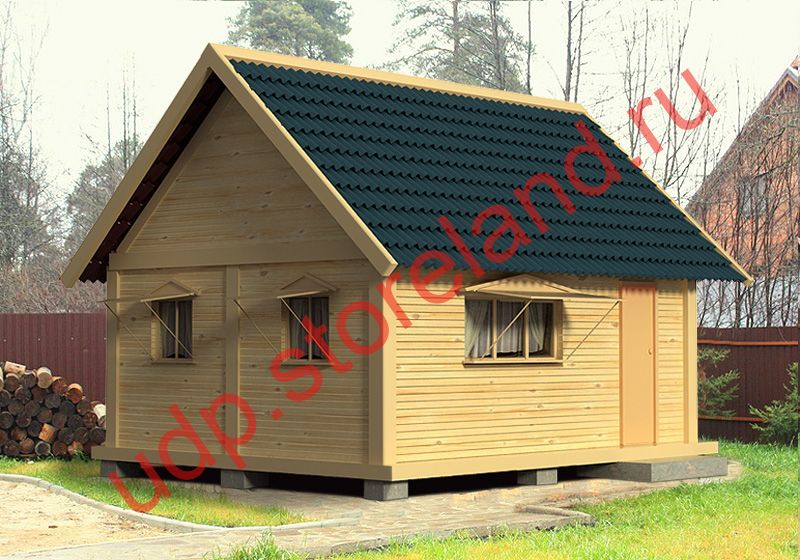 Дом каркасный 6х6