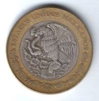 10 песо 1994 г. Мексика