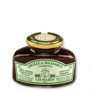 Варенье-компоста из красного Лука с бальзамическим уксусом Leonardi Cipolle al Balsamico Composta - 250 г (Италия)Balsamico - 250 г