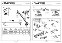 Багажник на крышу Nissan X-Trail (T30,31), Lux, стальные прямоугольные дуги