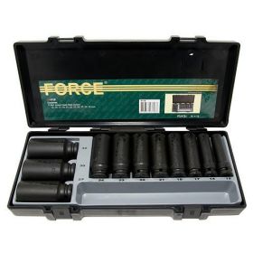 4119 Набор головок ударных удлинённых 6гр. 12-32мм. 11 пр., FORСE