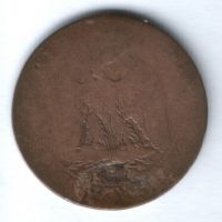 5 сантимов 1861 г. BB Франция