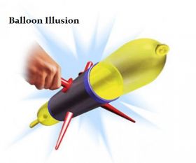 Balloon Illusion Прохождение сквозь воздушный шар