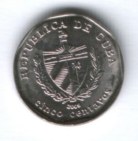 5 сентаво 2009 г. Куба