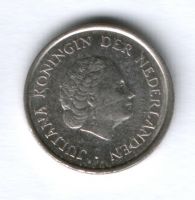 25 центов 1980 г. Нидерланды
