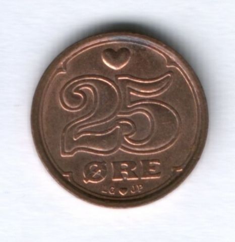 25 эре 1991 г. Дания