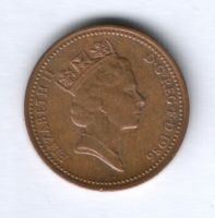 1 пенни 1981 г. Великобритания