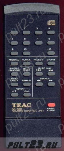 TEAC RC-585, RC-632, CD-P1100, CD-P1800